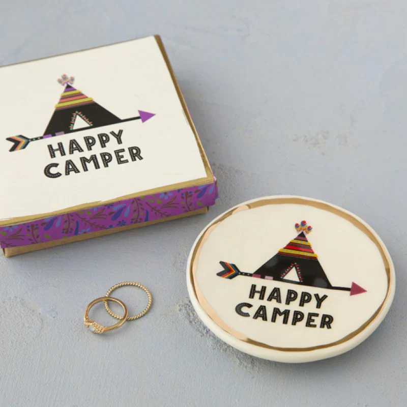 Happy Camper Trinket Dish by Natural Life - Image 3
